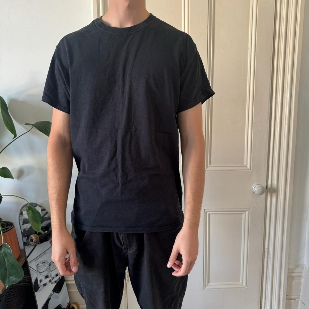 Boohoo Men's Black T-shirt